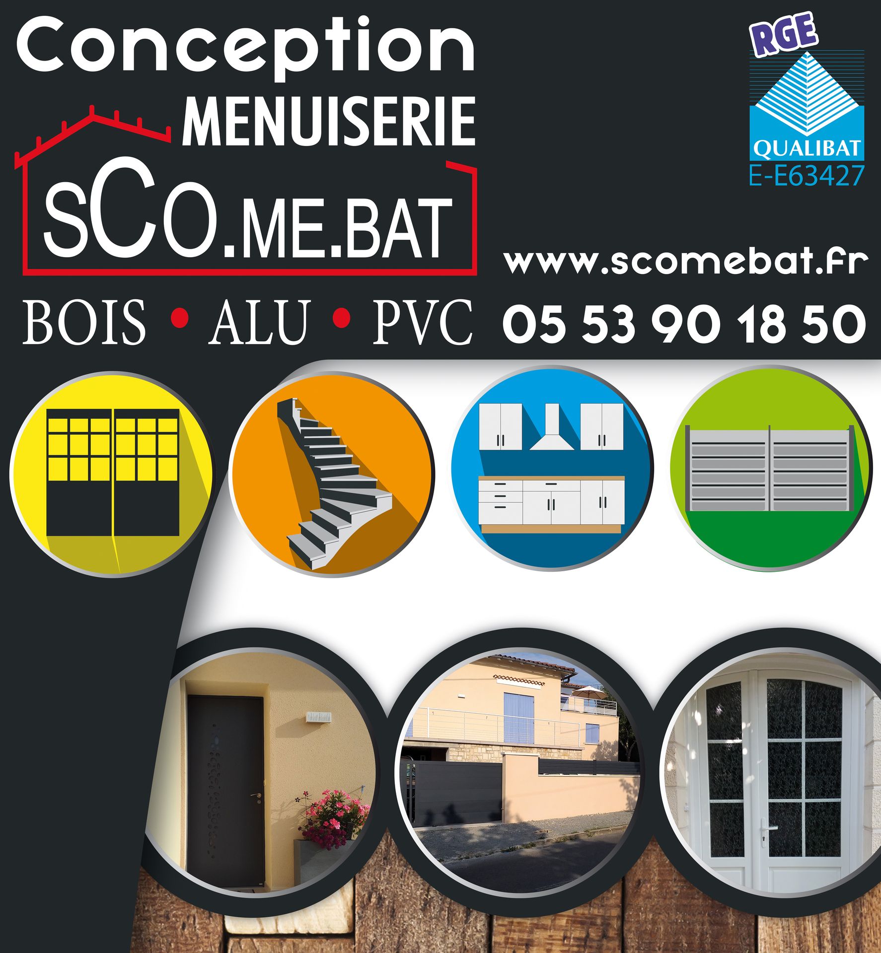 SCO.ME.BAT Coopérative des Menuisiers du Bâtiment entreprise de menuiserie