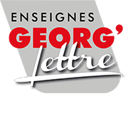 Enseignes Georg'Lettre