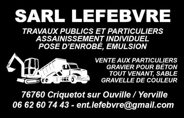 Lefebvre SARL entreprise de travaux publics