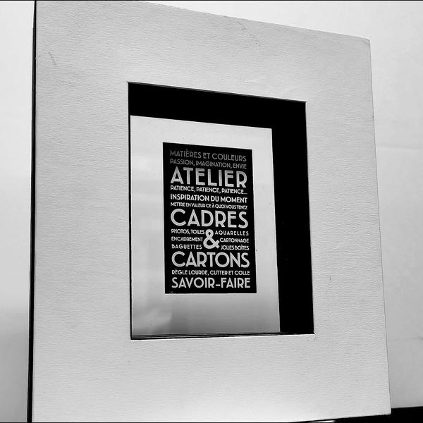 Atelier Cadres et Cartons loisirs créatifs, travaux manuels