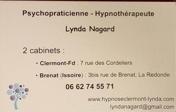 Lynda Nagard Hypnose hypnothérapeute