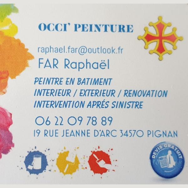 Occi'peinture peinture et vernis (détail)