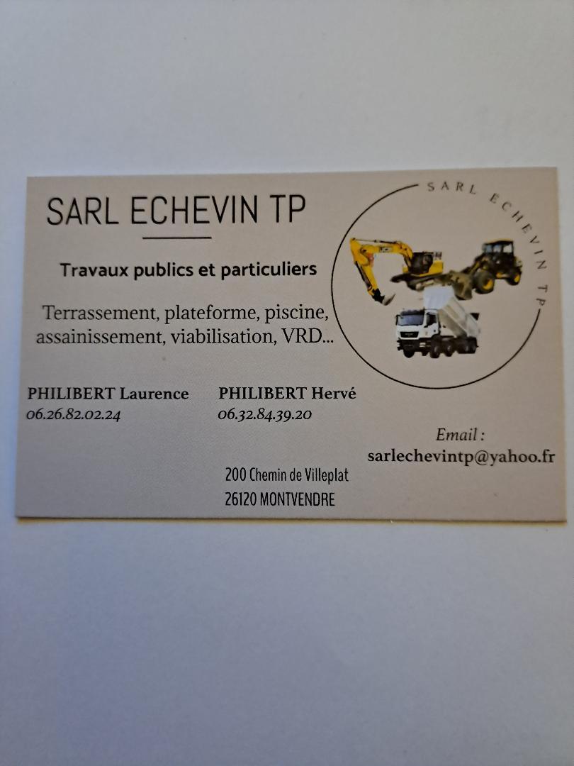 Societe Echevin Tp entreprise de travaux publics