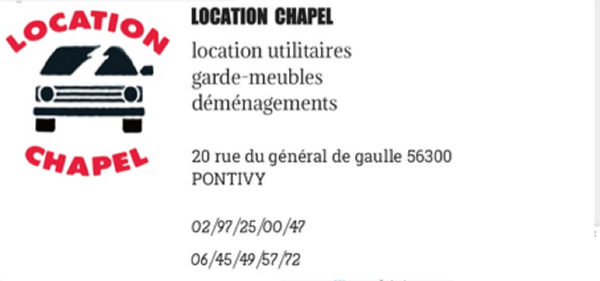 Location Chapel location de voiture et utilitaire