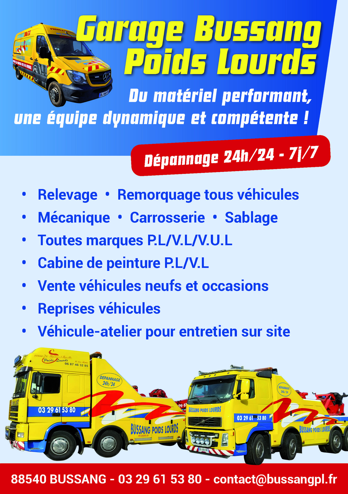 Bussang Poids Lourds garage de poids lourds 