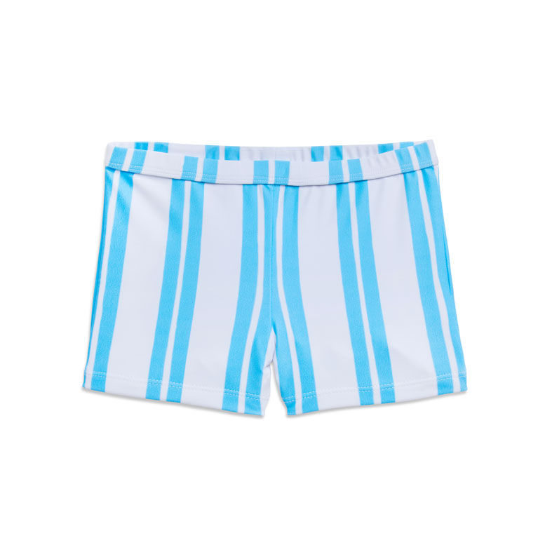 Splash Stripes Shorts by Yellow Jungle - Designer swimwear for kids