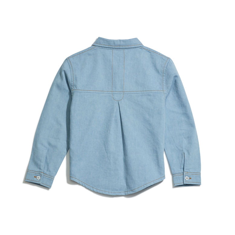 Sky Jean Shirt by Yellow Jungle - Designer clothing for kids