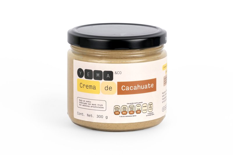 Crema de cacahuate