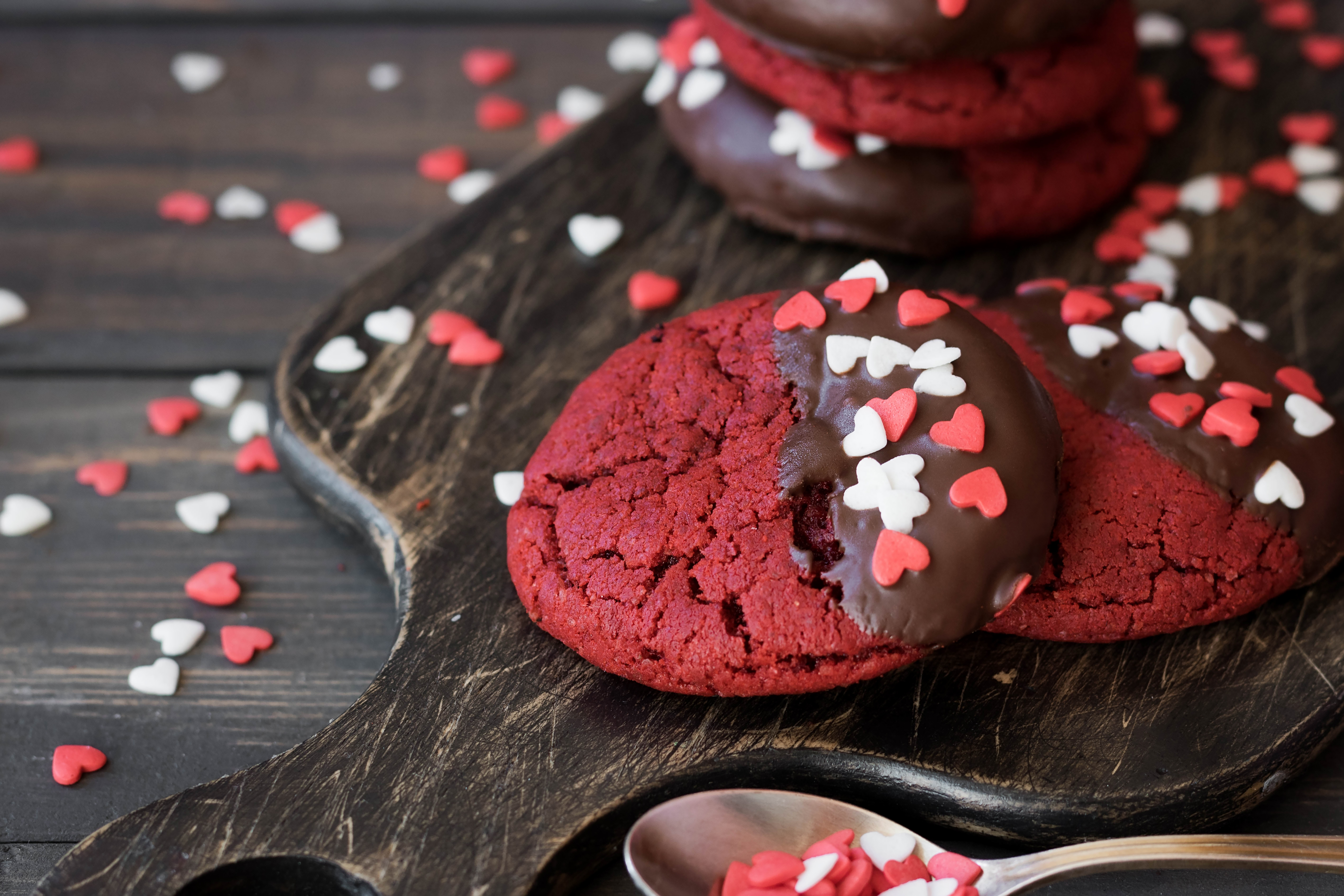 Receta de galletas red velvet de San Valentín | YEMA