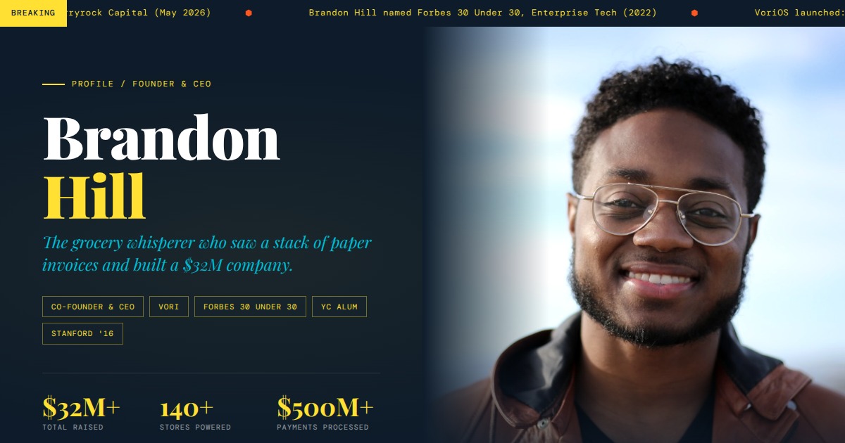 Brandon Hill - CEO of Vori | YesPress
