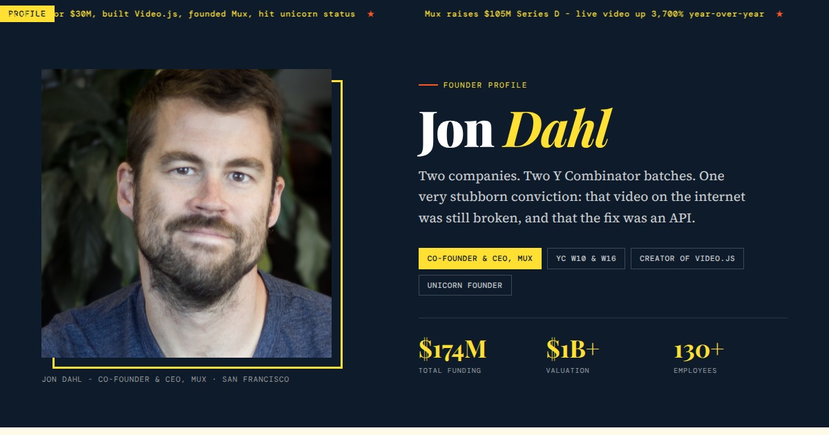 Jon Dahl - Co-founder & CEO, Mux