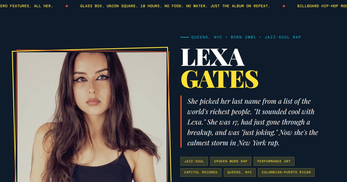 Lexa Gates - Queens' Calmest Storm | YesPress