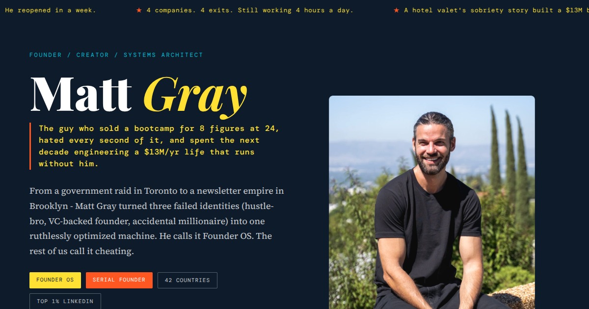 Matt Gray - The Systems Guy | YesPress