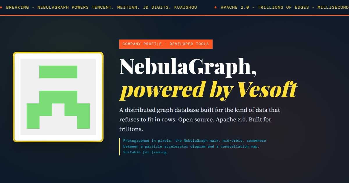 NebulaGraph, powered by Vesoft - The Graph Database for Trillions of Edges
