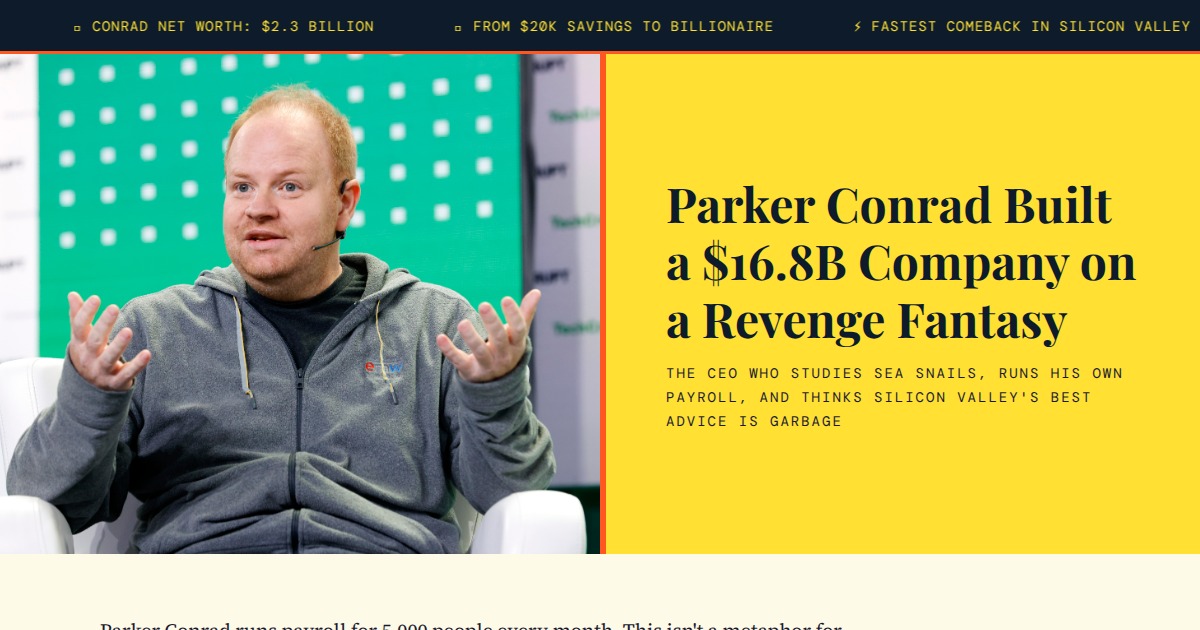 Parker Conrad - The Comeback CEO Who Built Rippling on Revenge