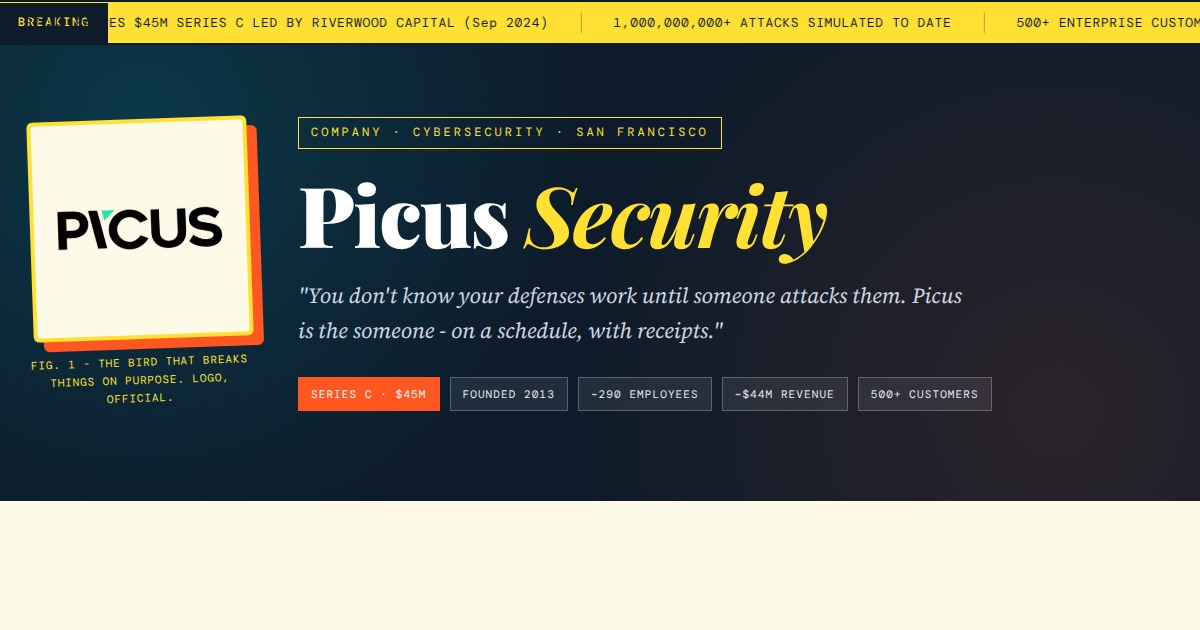 Picus Security - Adversarial Exposure Validation, Continuously | YesPress