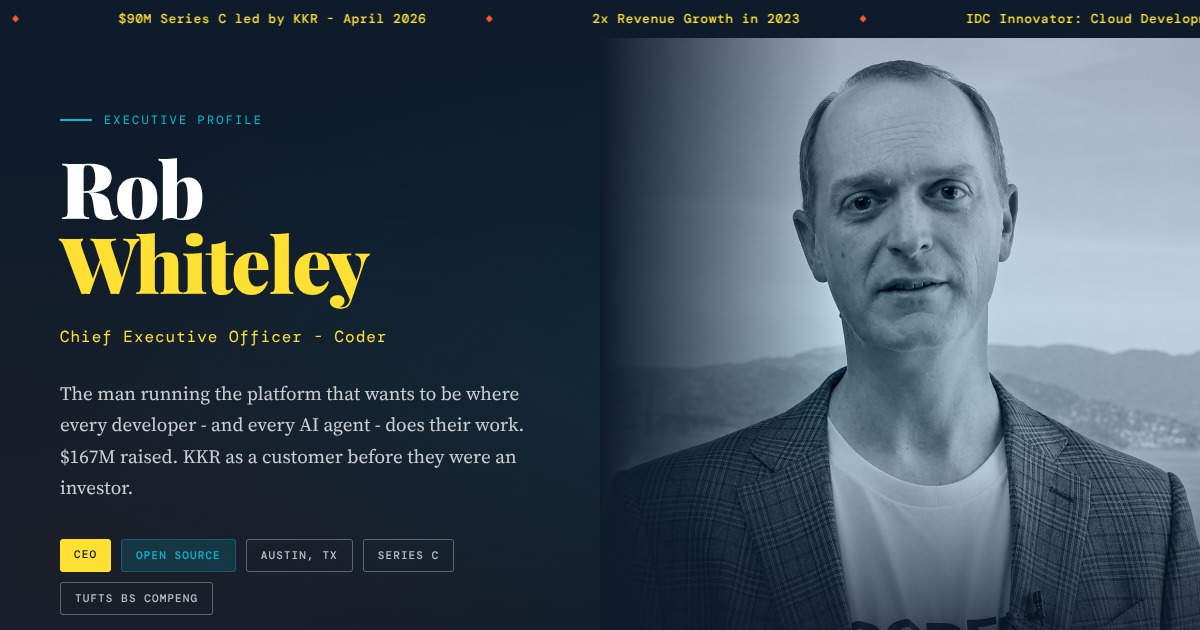 Rob Whiteley - CEO of Coder | YesPress