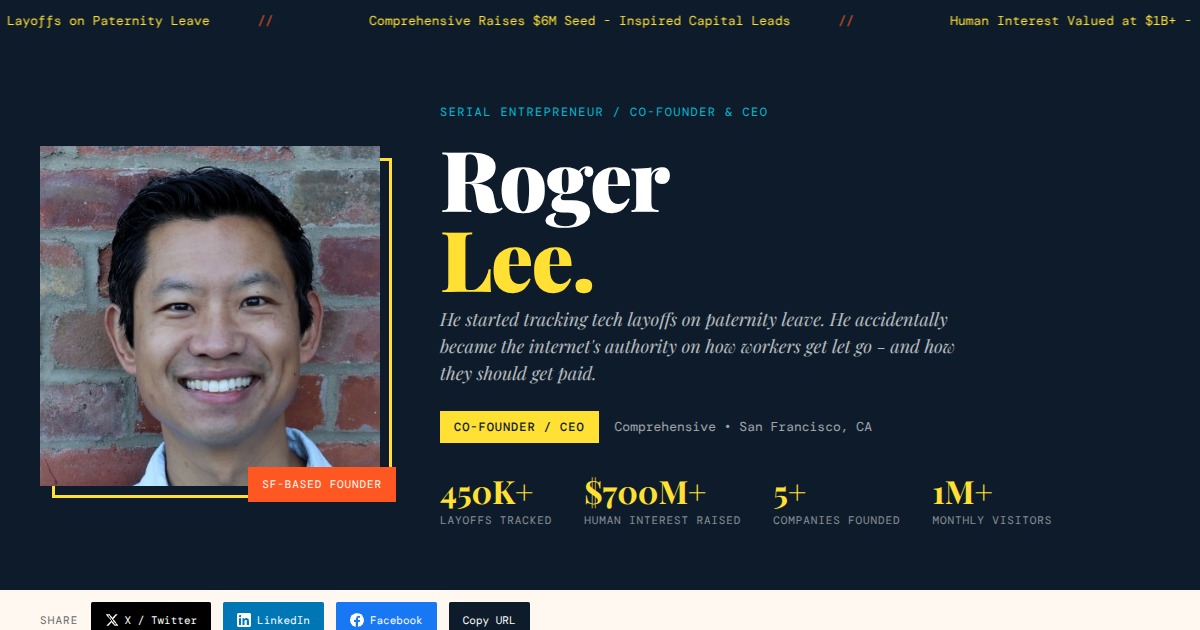 Roger Lee - Co-Founder & CEO, Comprehensive | YesPress