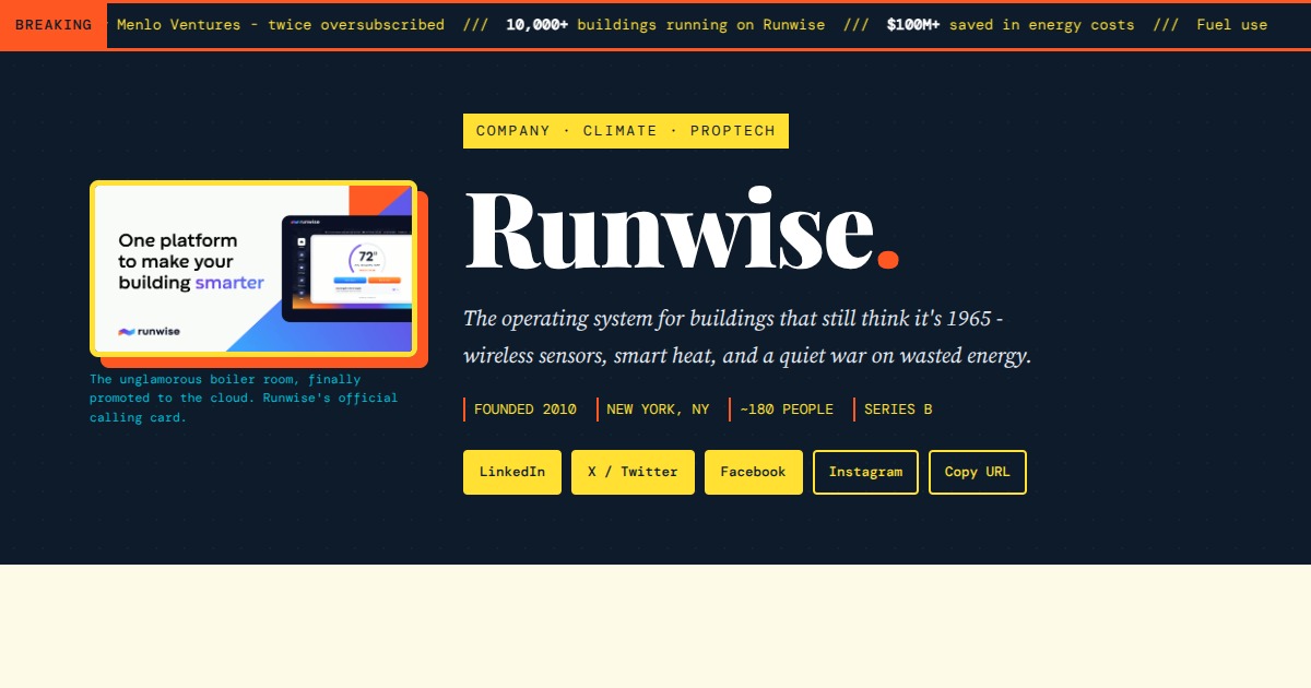 Runwise - The Operating System for Buildings Stuck in 1965