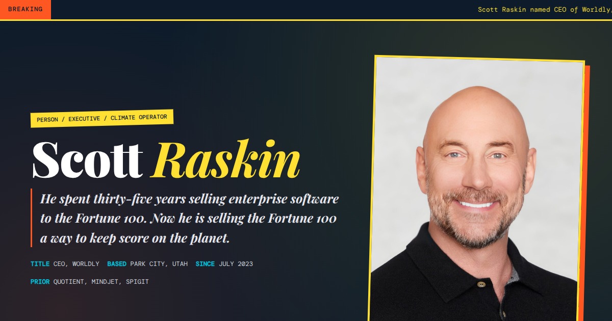 Scott Raskin - CEO, Worldly | YesPress