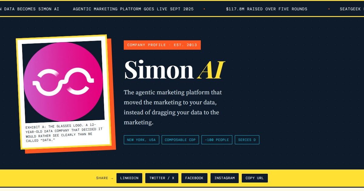 Simon AI - The Agentic Marketing Platform | Profile