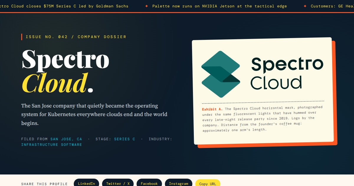 Spectro Cloud - The Kubernetes Platform Running From The Cloud To The ...