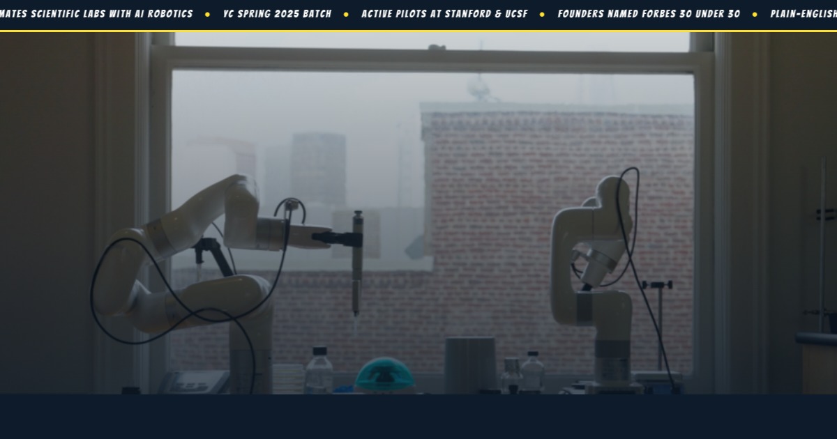 Zeon Systems | AI-Powered Robotics for Scientific Lab Automation | YesPress