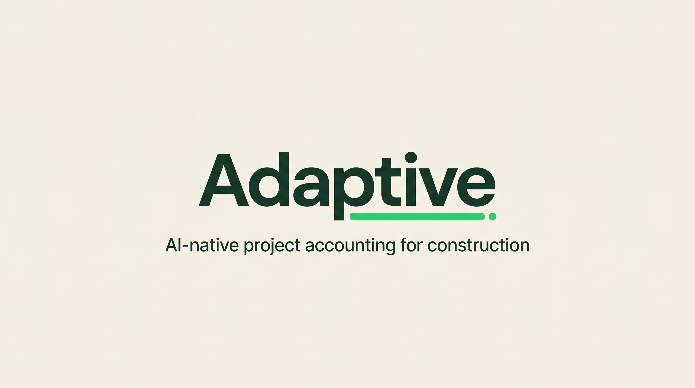 Adaptive company logo - AI-native project accounting for construction