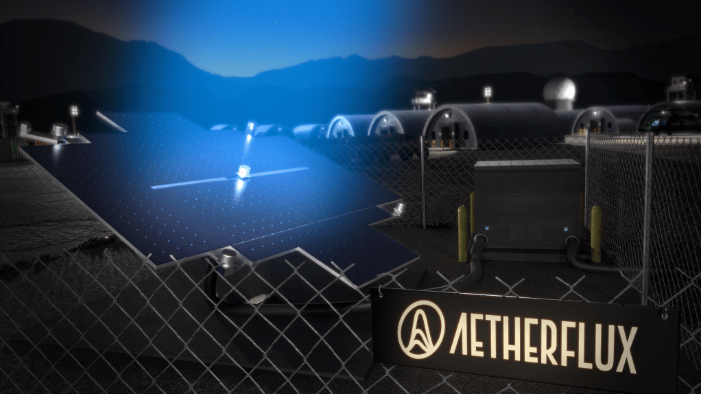 Aetherflux ground station render - where the orbital laser meets the Earth