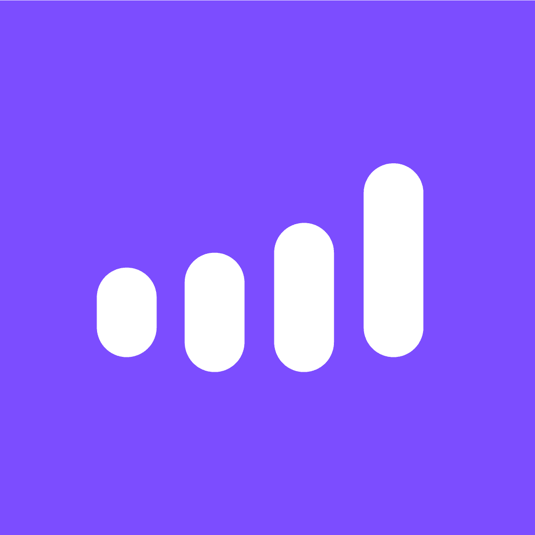 Amplifier Security logo - ascending signal bars