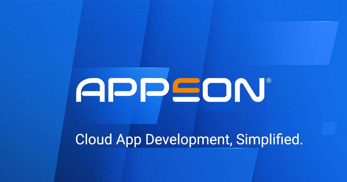 Appeon logo - Cloud App Development, Simplified