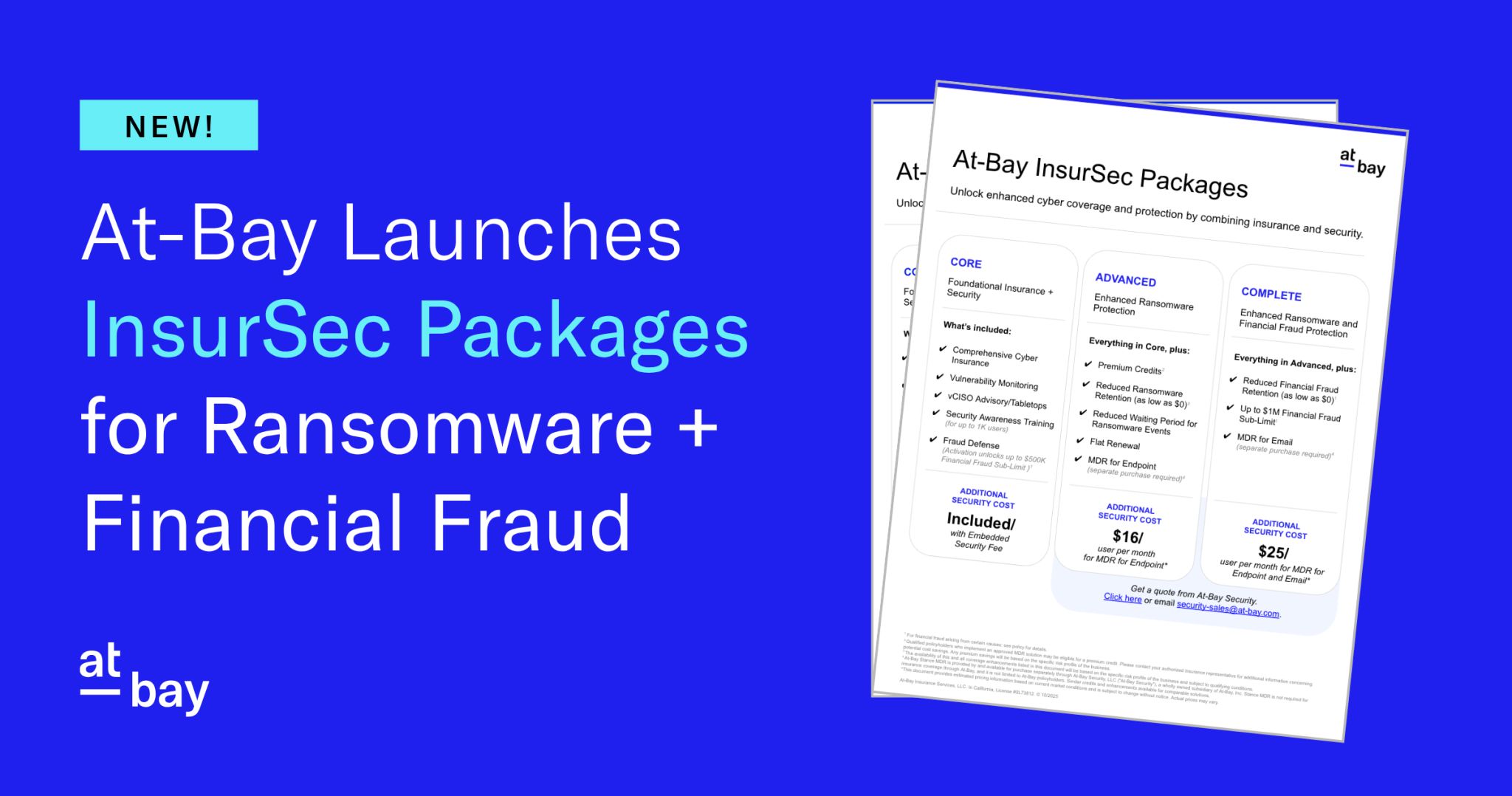 At-Bay InsurSec product announcement