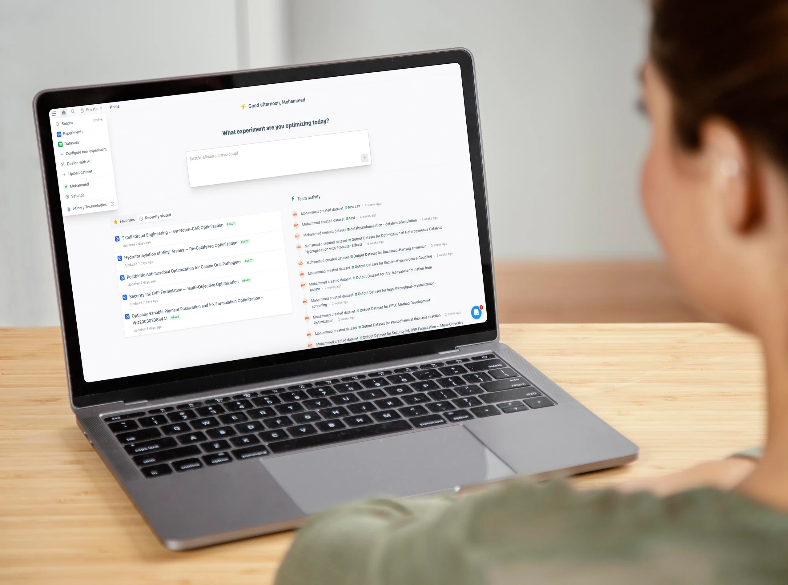 Atinary SDLabs platform