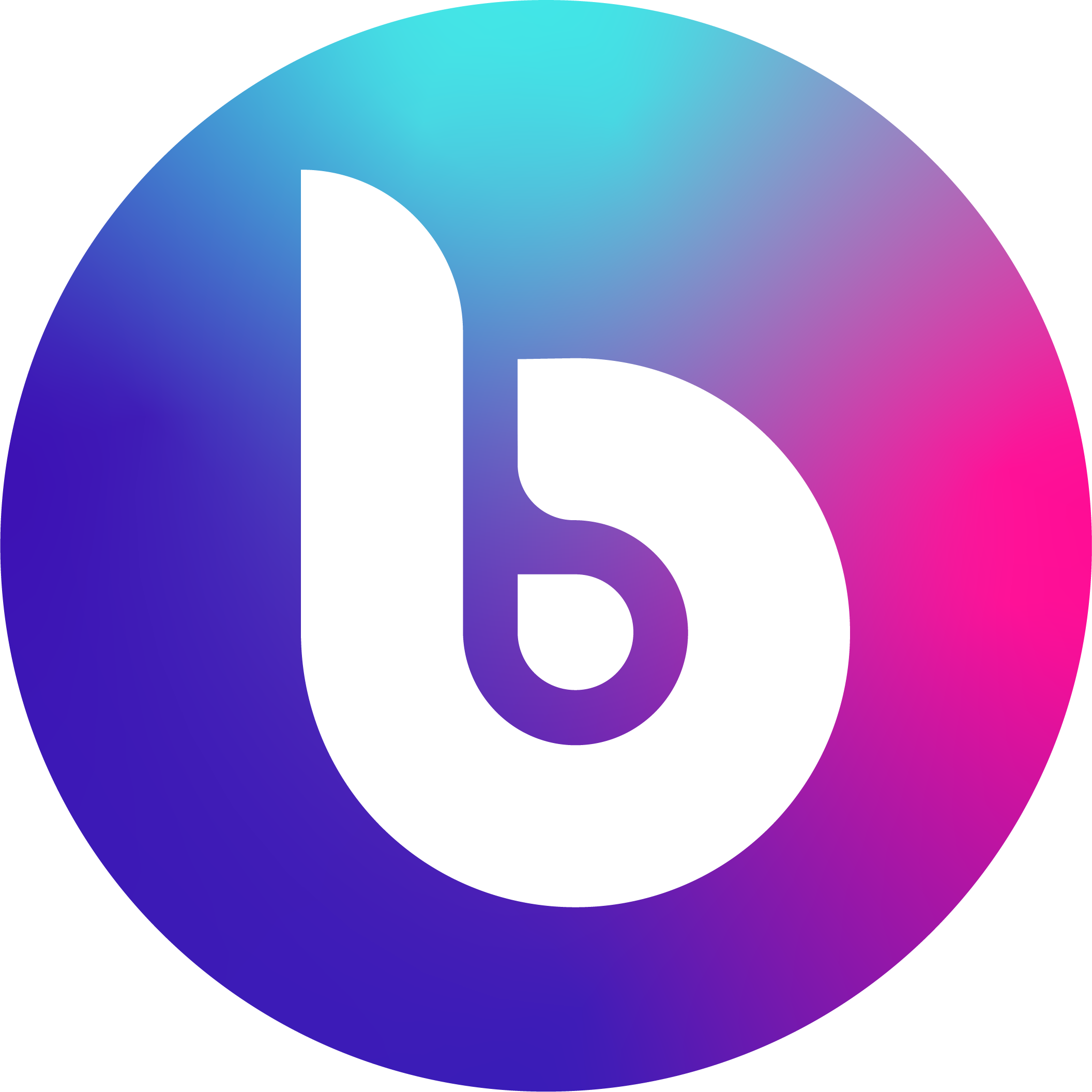 Briya logo - gradient b mark