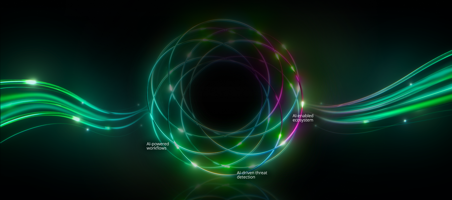 Corelight - Open NDR Platform visualization showing network security monitoring in action