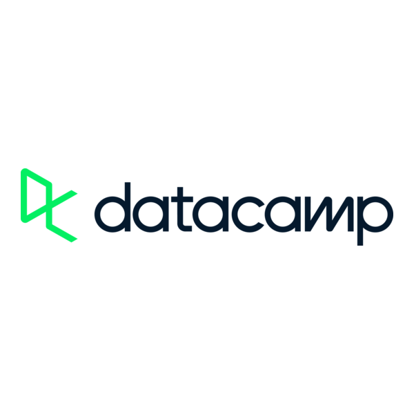 DataCamp logo — green bracket monogram beside the lowercase datacamp wordmark