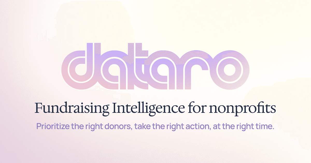Dataro logo - Fundraising Intelligence for nonprofits