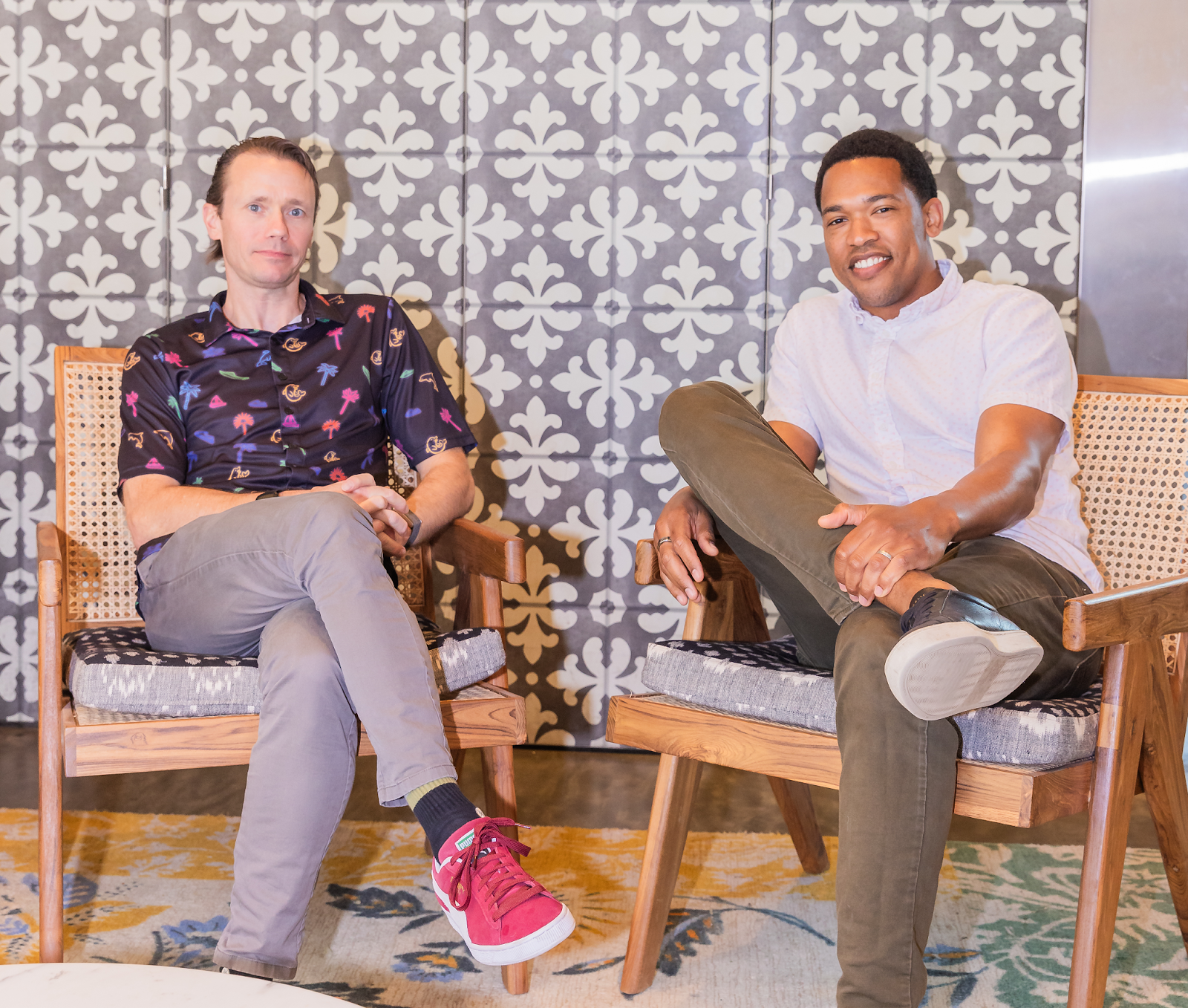 Dayo Esho and Chris Kline, co-founders of TravelJoy