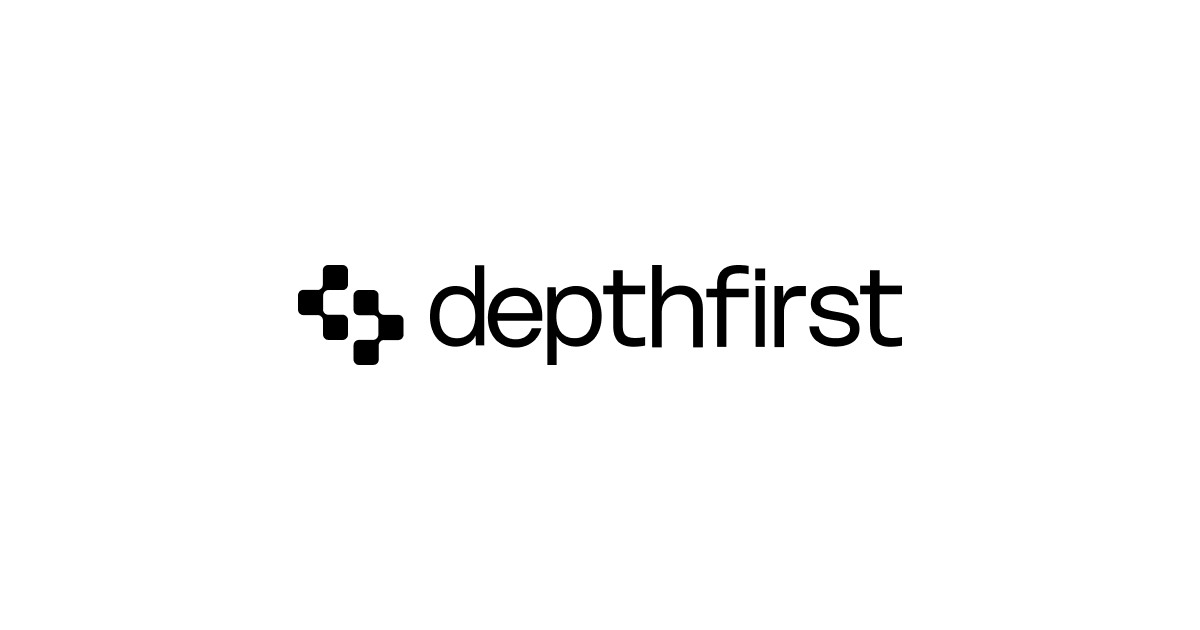 depthfirst logo and brand