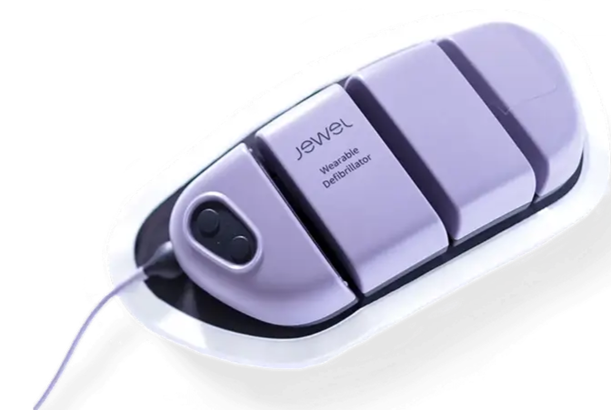 The Jewel Patch Wearable Cardioverter Defibrillator by Element Science