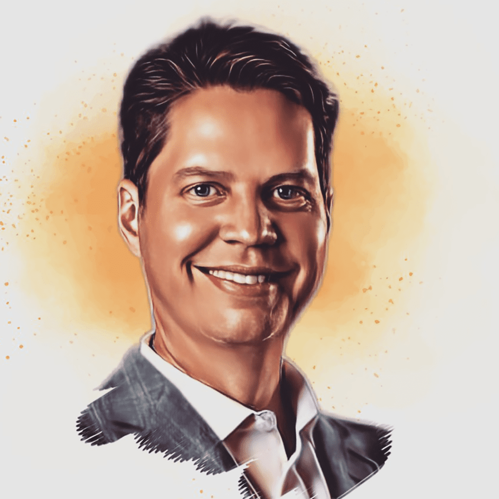 Portrait of Eric Rock, co-founder and CEO of Percipio Health