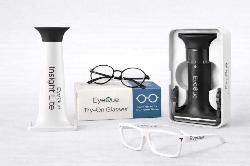 EyeQue smartphone vision-testing devices and bundle
