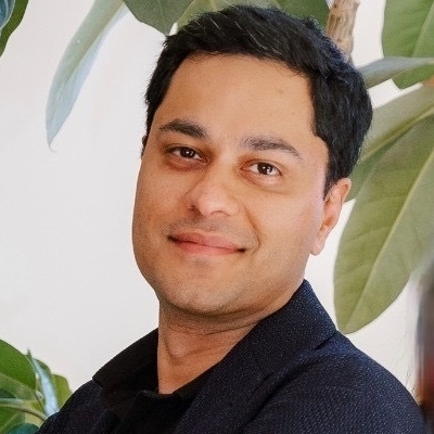 Portrait of Farid Vij, co-founder and CEO of Citizen Health