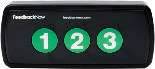 FeedbackNow customizable smiley feedback buttons