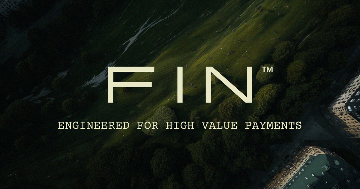 Fin brand mark and product preview
