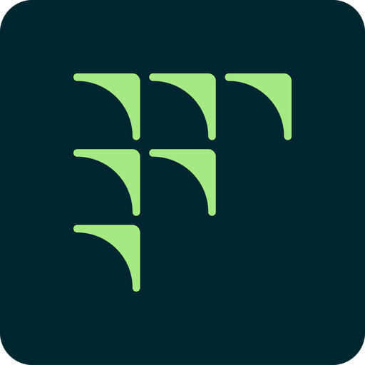 FLOQ logo - a stylized flock of birds representing community