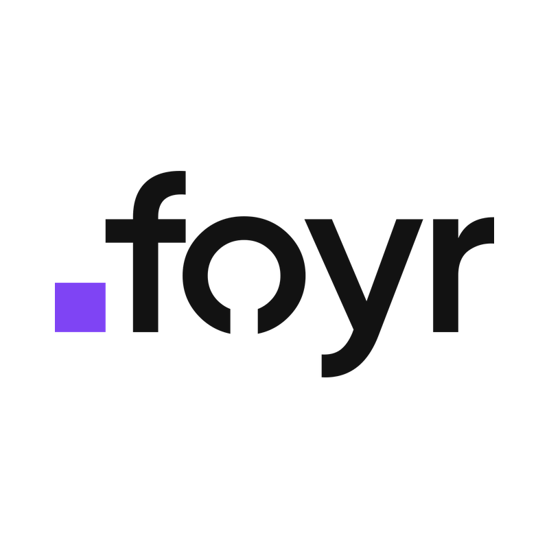 Foyr company logo - the foyr wordmark