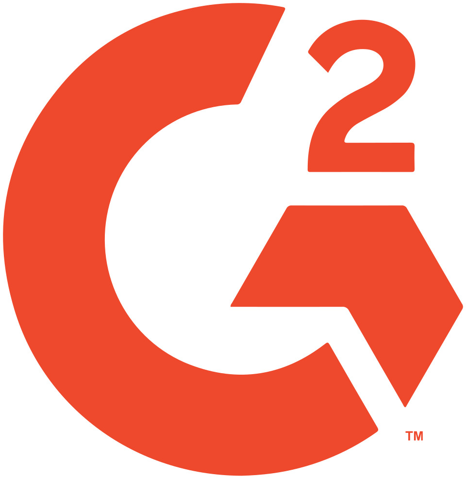 The G2 logo - an orange C-and-2 mark with an arrow pointing up and to the right