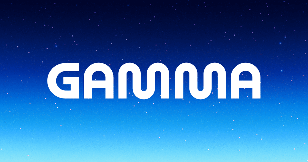 Gamma brand banner