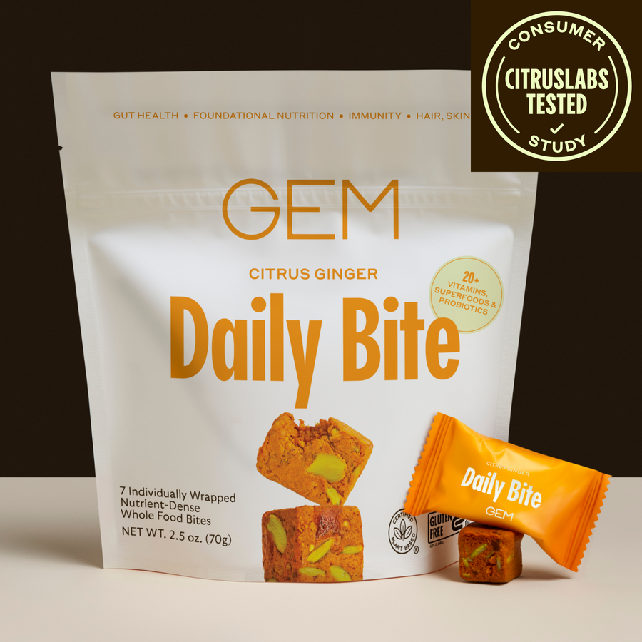 GEM Daily Bite real-food vitamin product